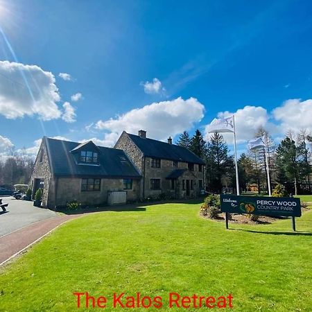 The Kalos Retreat - Hot Tub Lodge With Free 18 Hole Golf Course Swarland Exterior foto